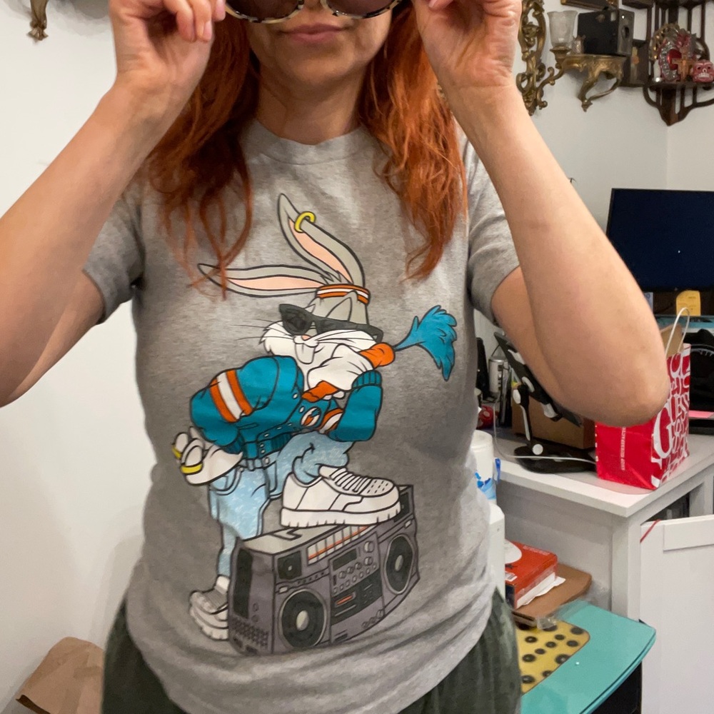 Bugs bunny lonely toons  hip hop style shirt